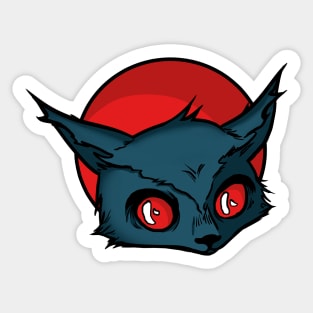 Dark fox Sticker